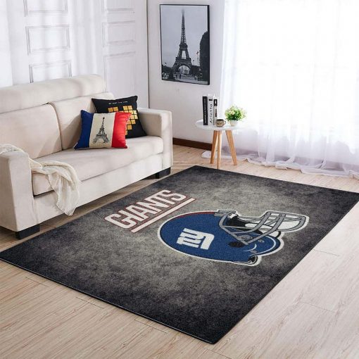 Football New York Giants Area Rug Living Room Rug Home Decor Home Decorhomebeautyus