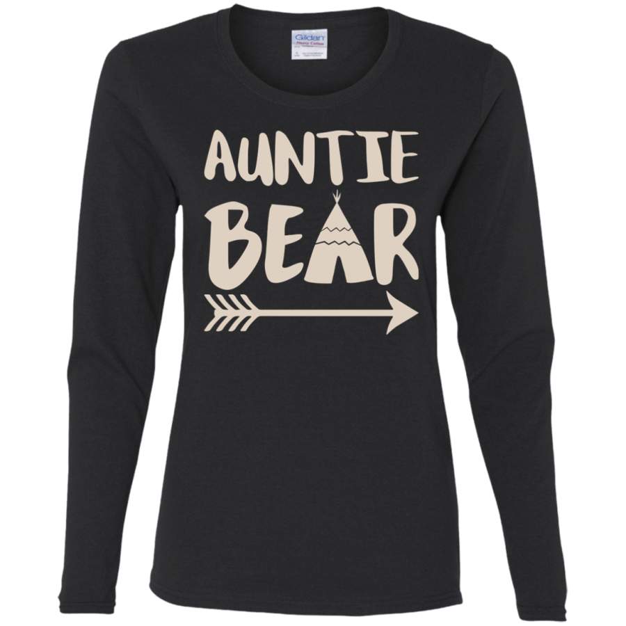 AGR Auntie Bear Ladies’ Cotton LS T-Shirt