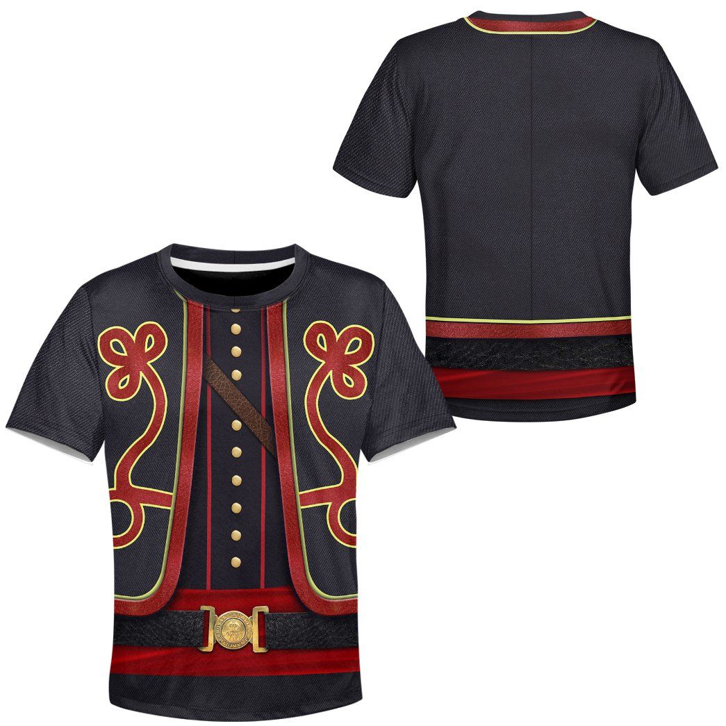 3D 9Th New York Volunteer Hawkins Zouaves Custom Kid Hoodie Apparel