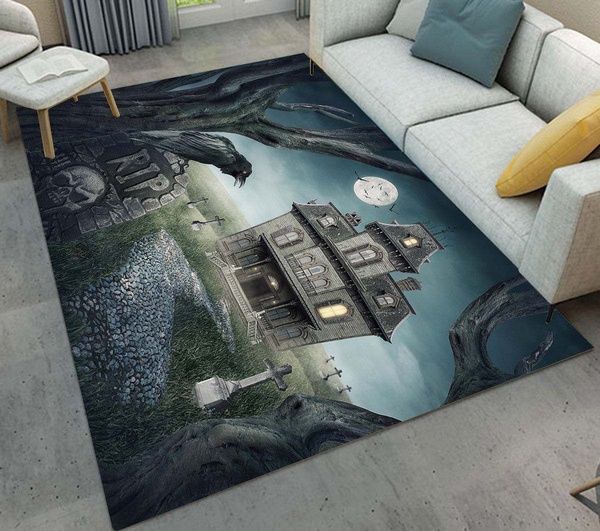 Halloween Night Castle Dhc03100047Mdr Rug