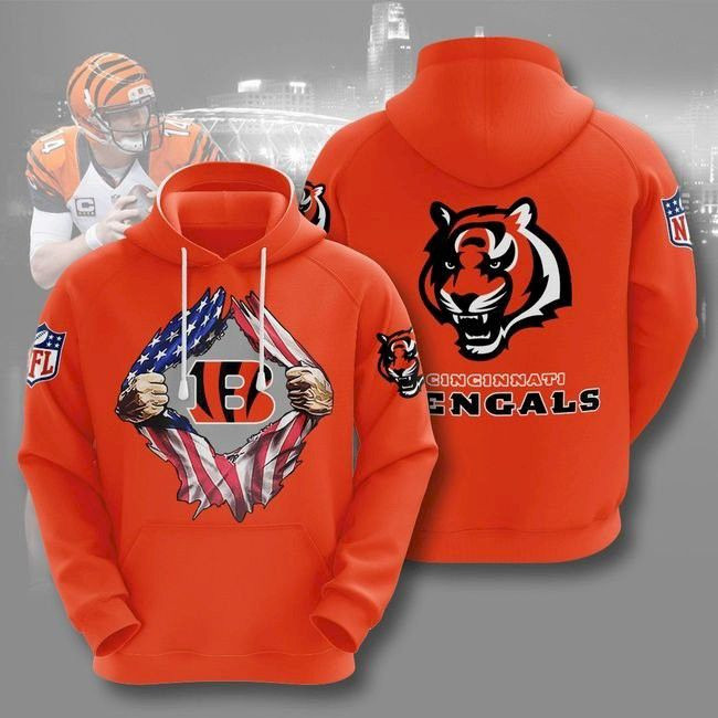 Cincinnati Bengals For Football Fan23 Unisex 3D Hoodie Gift For Fans