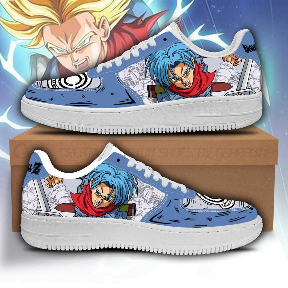 Future Trunks Dragon Ball Air Force Shoes Sneakers Custom Anime