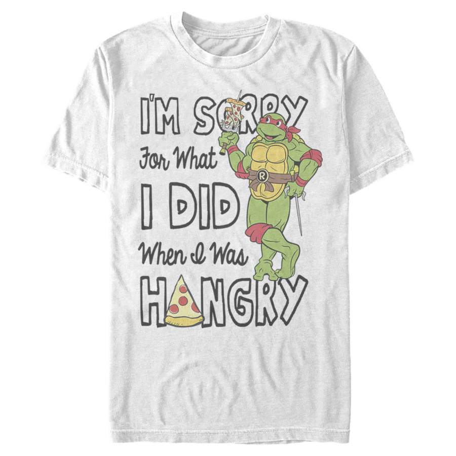 Teenage Mutant Ninja Turtles Men’s Sorry for Hangry  T Shirt