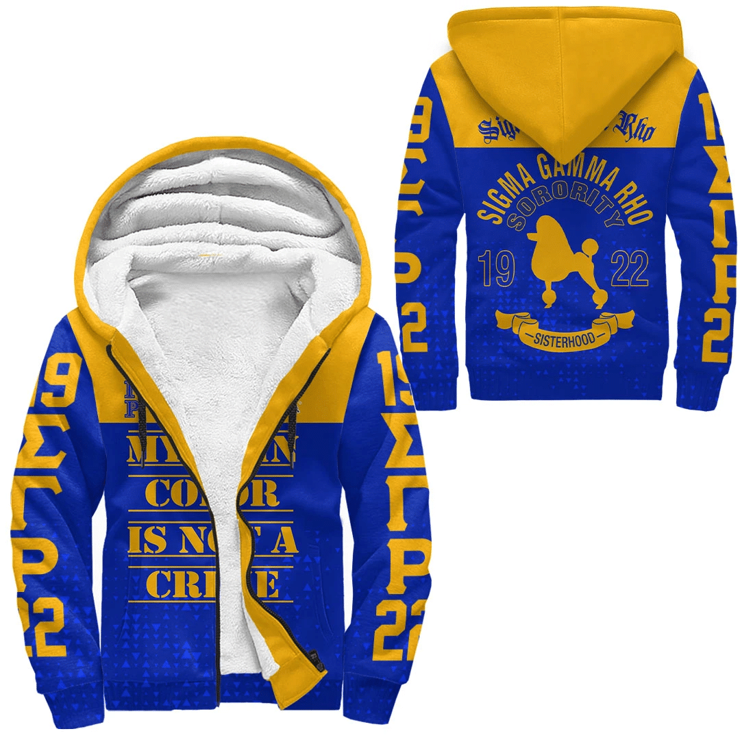 Sorority Hoodie – Sigma Gamma Rho Sherpa Hoodie