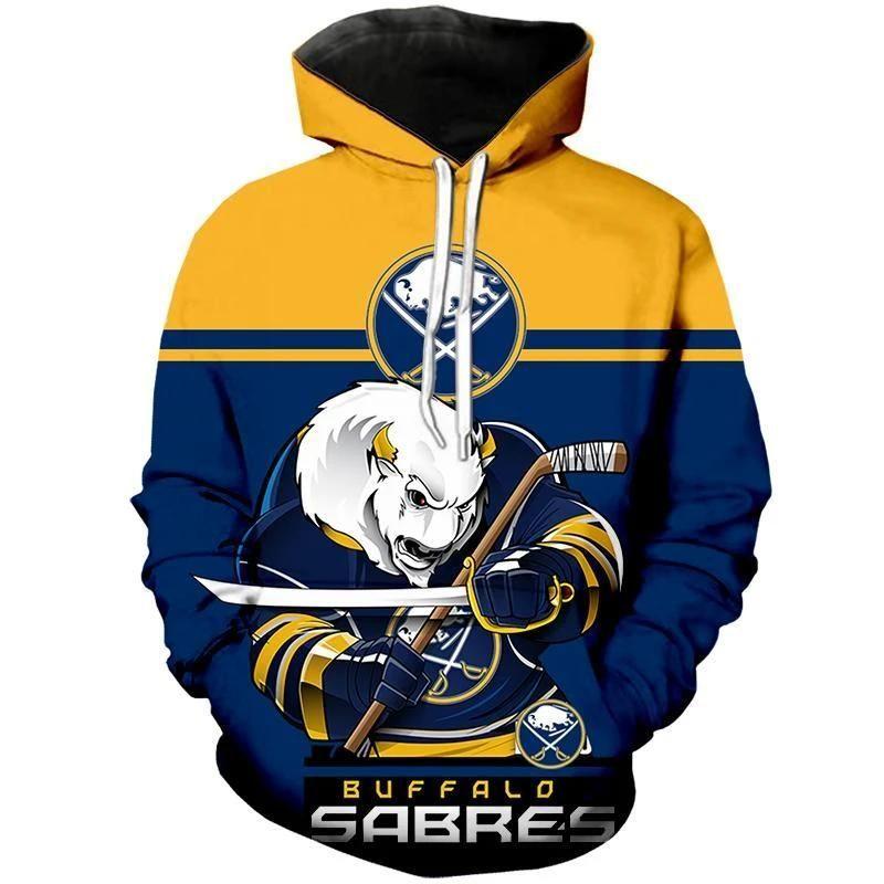 Buffalo Sabres Limited Edition Over Print Full 3D   Hoodie S – 5Xl