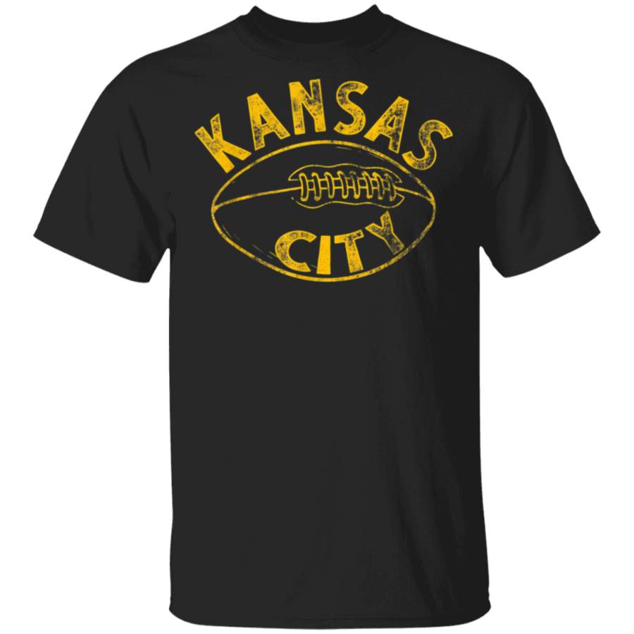 KC Kansas City 2020 Vintage Football Fan Gift TShirt