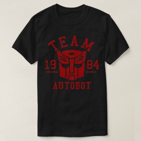 Retro Team Autobot 1984 Red Shirt