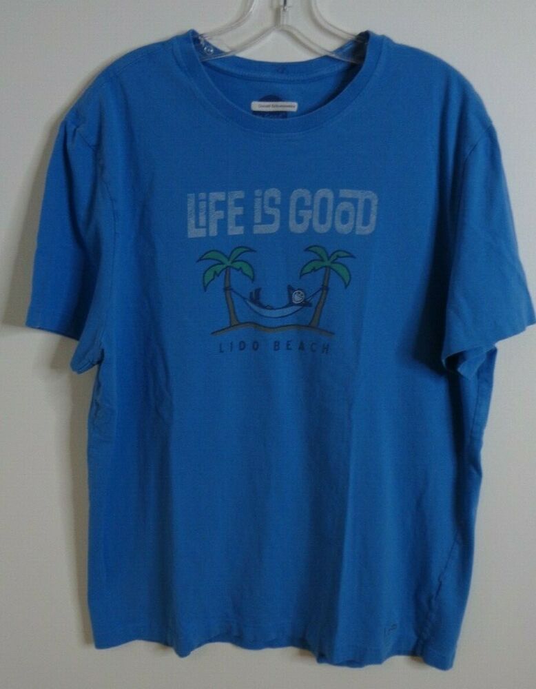 Lido Beach Florida Shirt Blue Palm Trees Hammock Beach Shirt