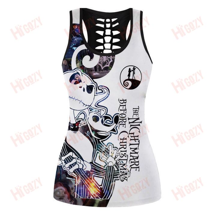 The Nightmare Before Christmas, Jack Skellington, Combo Tank Top + Leggings 3D