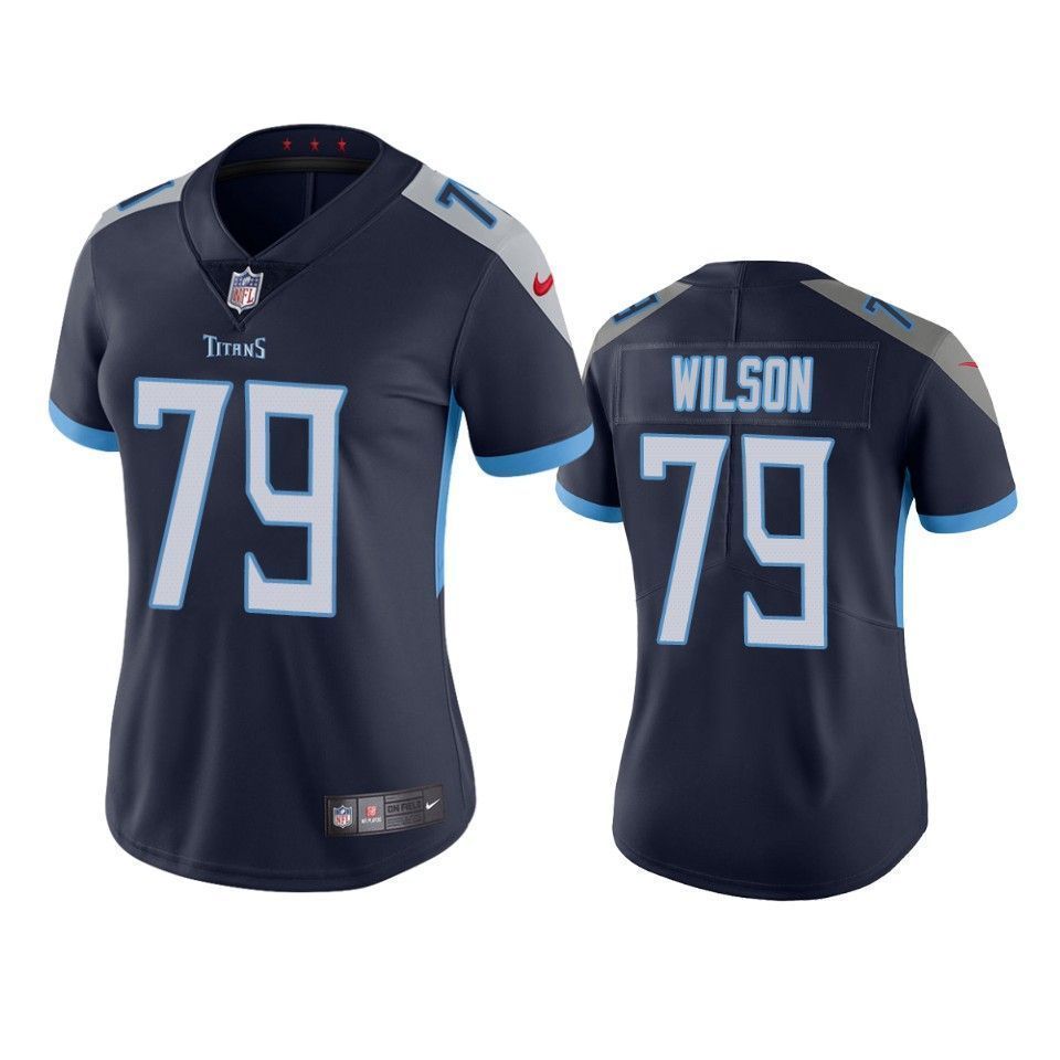 Tennessee Titans Isaiah Wilson Navy Vapor Limited 3D Jersey