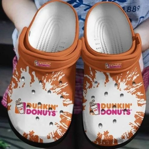 Dunkin Donuts Coffee Drink Comfortable For Man And Women Classic Water Rubber clog Shoes Comfy Footwear 3