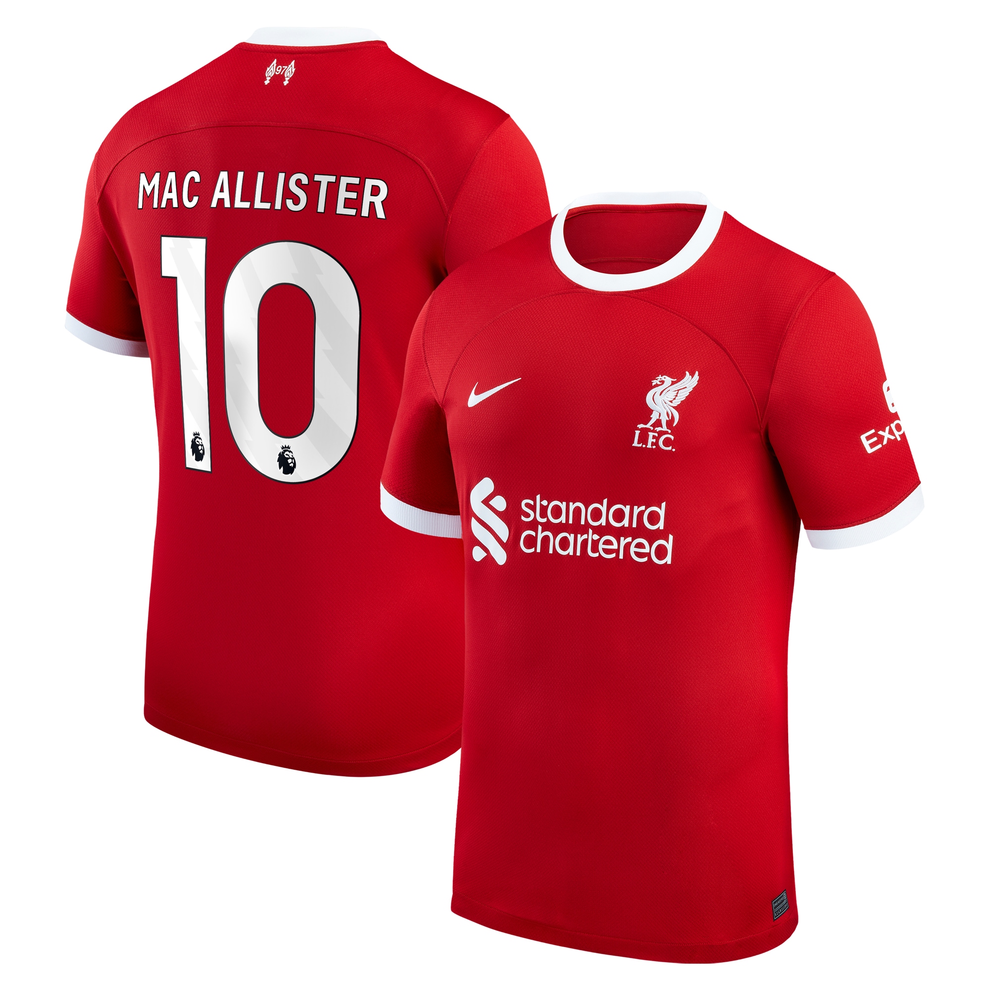 Alexis Mac Allister Liverpool 2023/24 Home Replica Player Jersey – Red