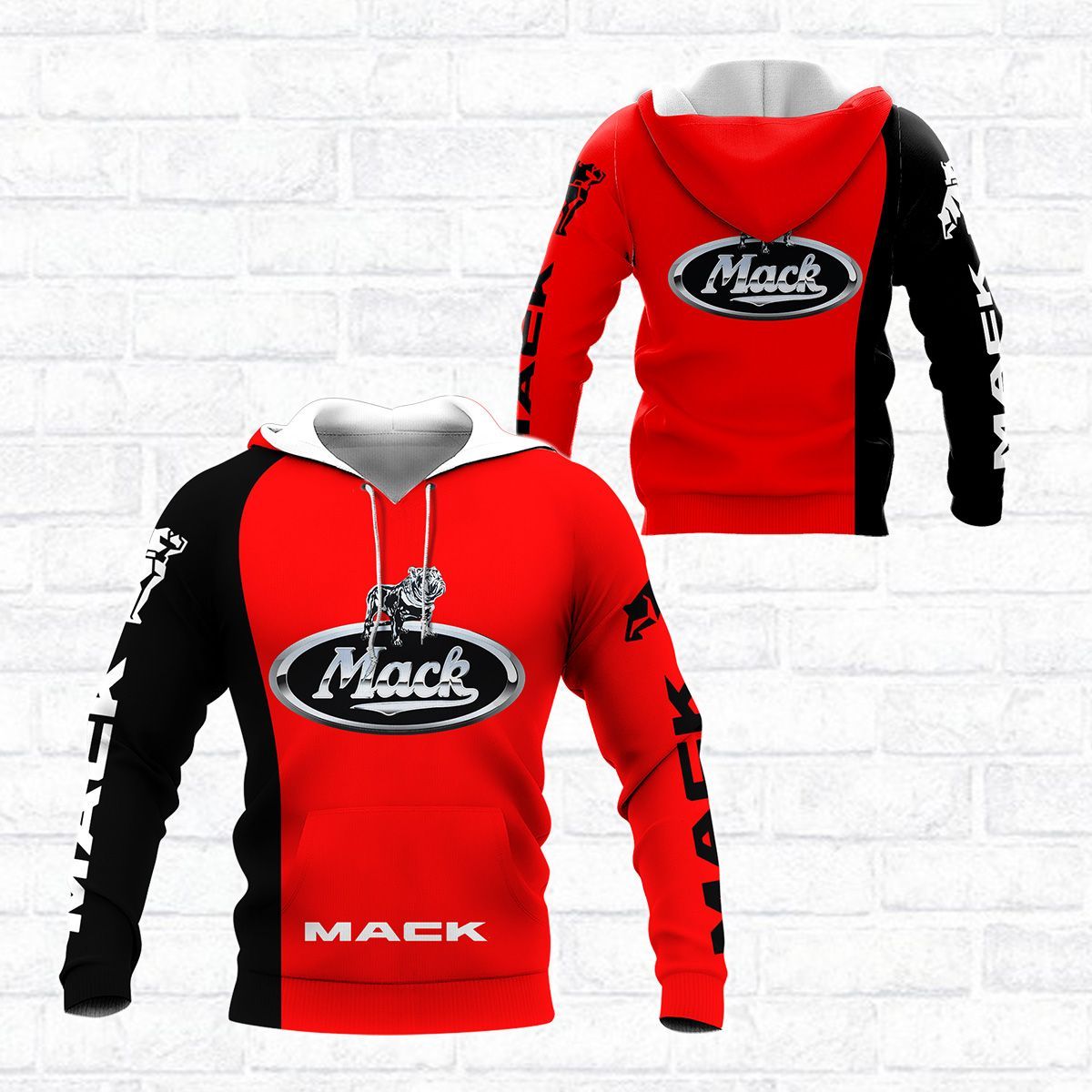 3D All Over Printed Mack BDA-HL Shirts Ver1 (Red&Black)