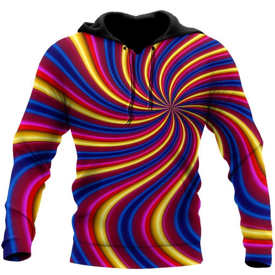 Tornado Of Color Hoodie For Men And Women