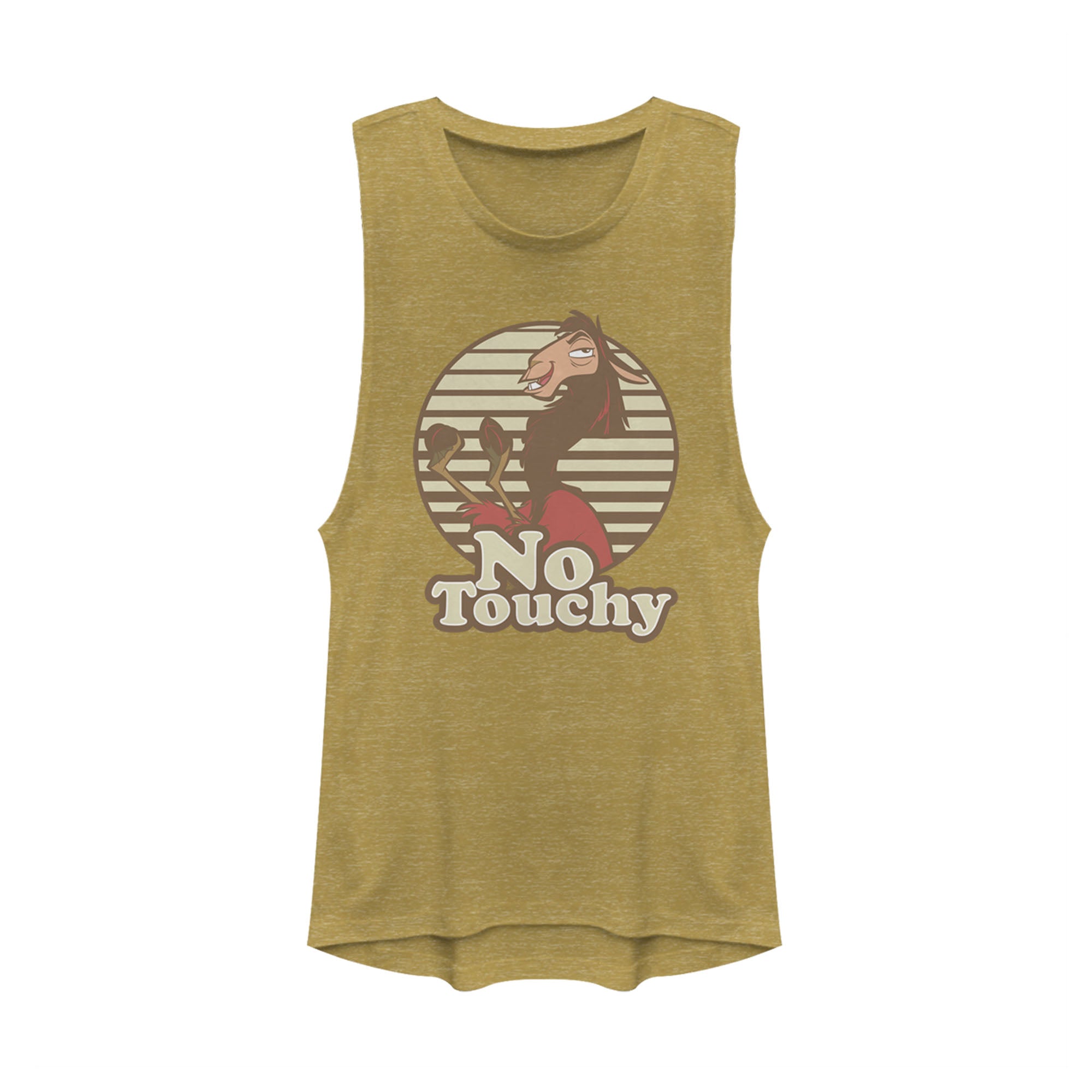 The Emperor’S New Groove Junior’S Kuzco No Touchy  Festival Muscle Tee