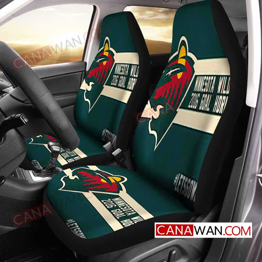 Minnesota Wild Style193 3D Customized Personalized Car Seat Cover