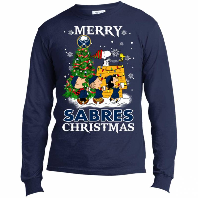 Merry Buffalo Sabres Christmas Snoopy Ugly Sweater Style Shirts