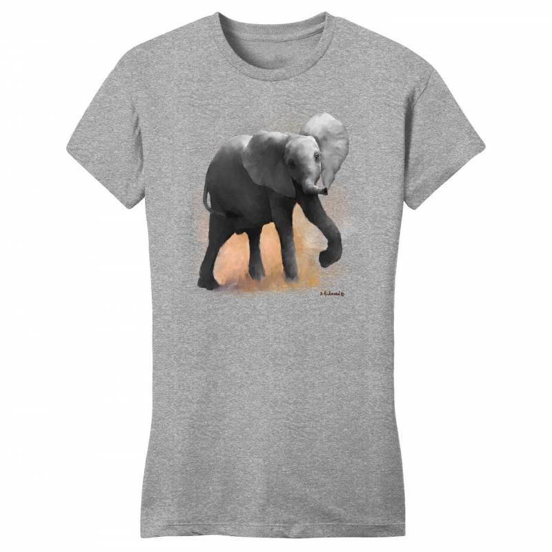 Baby Ellie Elephant – Women’s Fitted T-Shirt