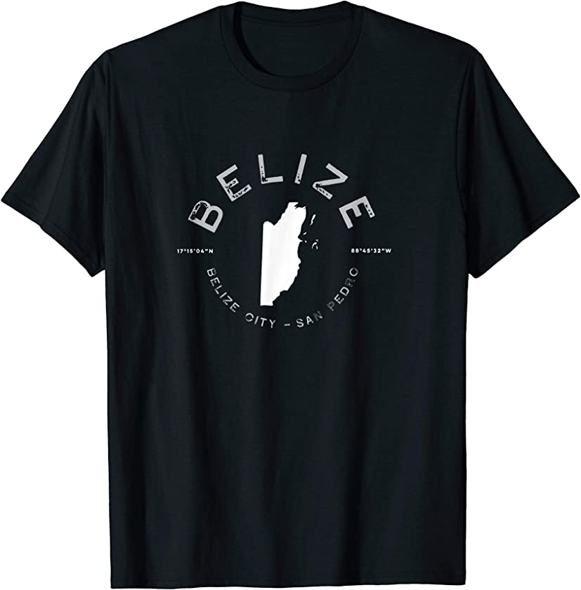 Belize Graphic Retro Vintage T Shirt