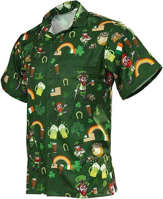 Hawaii Aloha Shirts St Day Irish And Beer Ha92739