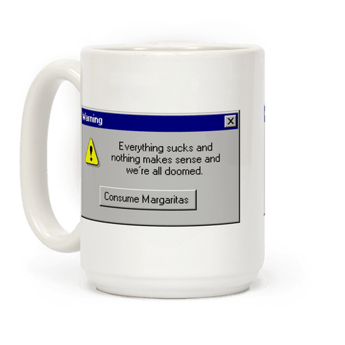 Windows 95 Consume Margaritas Coffee Mug