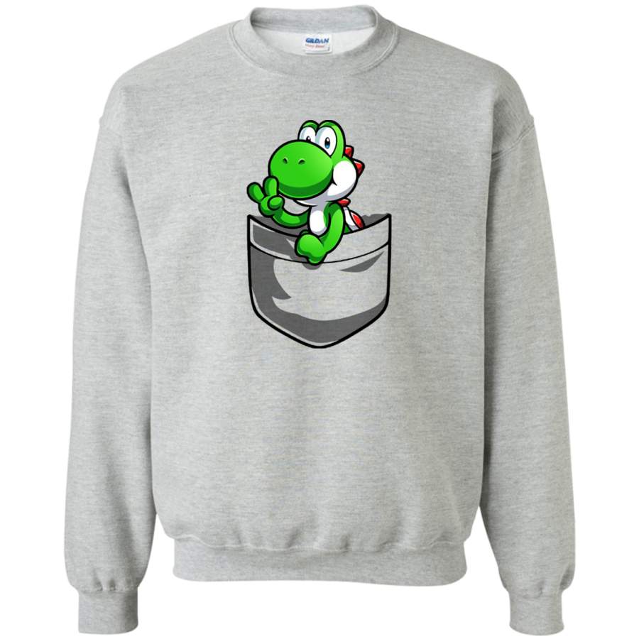 AGR Pocket Yoshi Tshirt Crewneck Pullover Sweatshirt