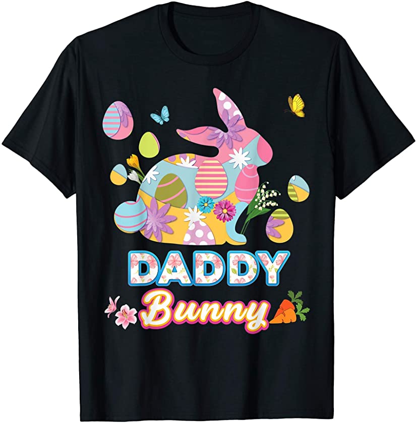 Daddy Bunny Cute Easter Eggs Family Matching Egg Hunt Day T-Shirt