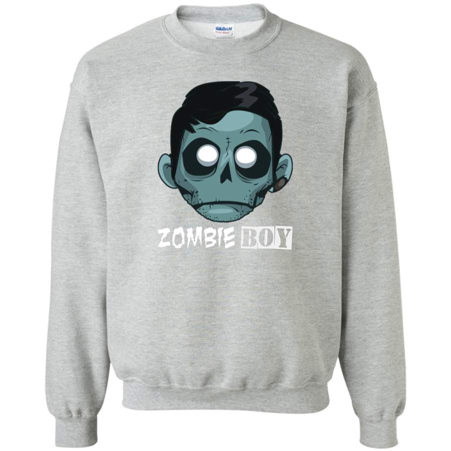 AGR Zombie Boy Crewneck Pullover Sweatshirt