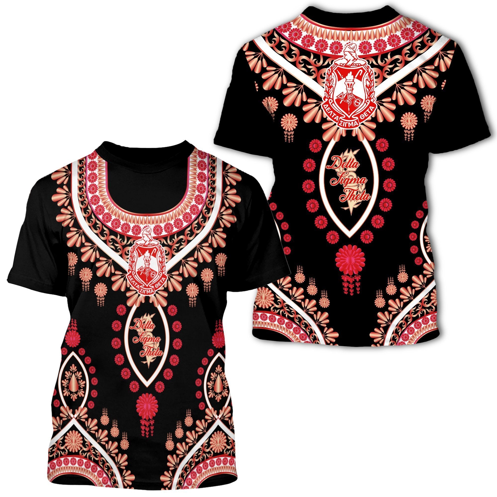 Greek Life T-Shirt – Delta Sigma Theta Soro Dashiki T-Shirt J5