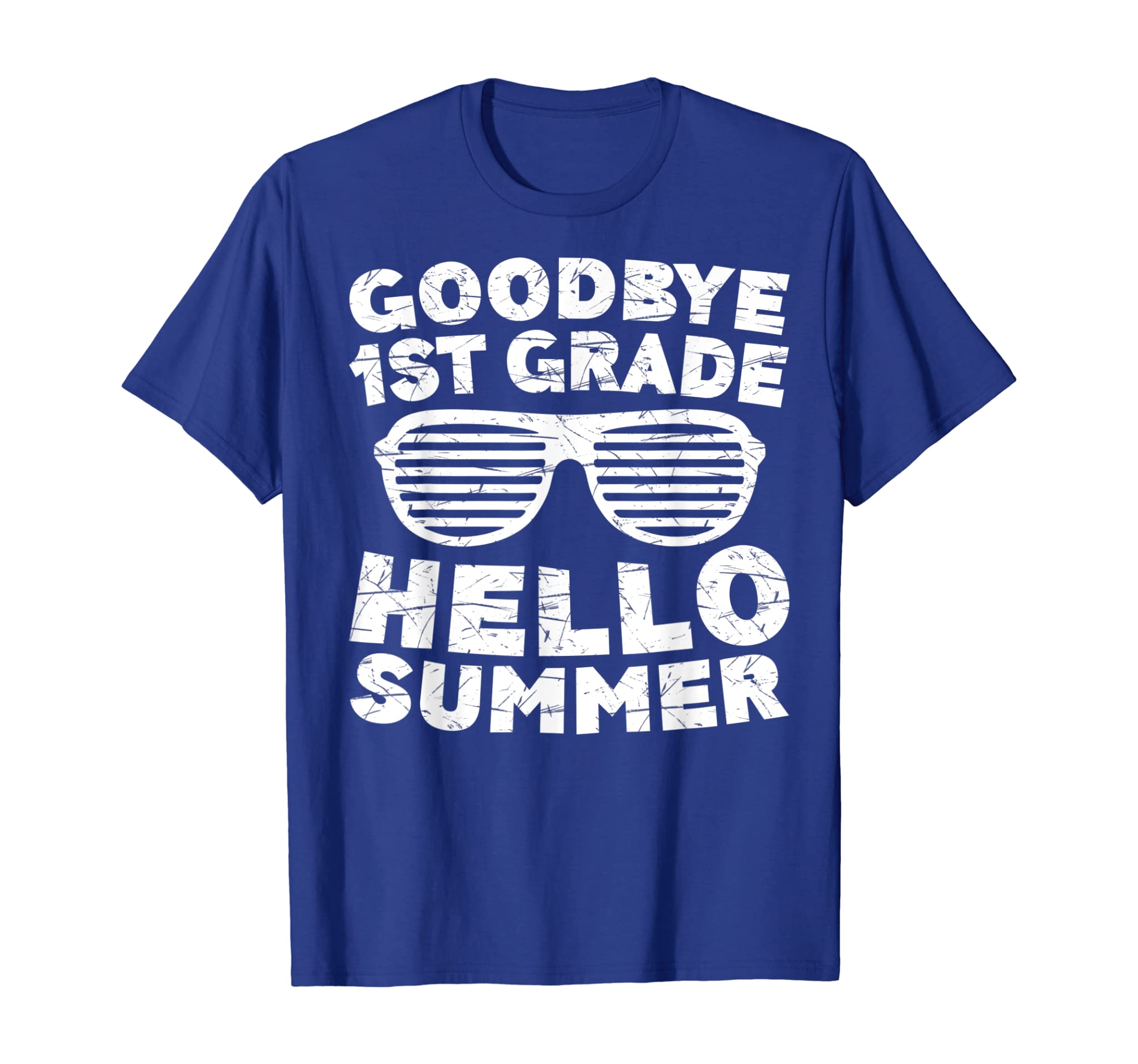 Goodbye 1st Grade Hello Summer T-Shirt First Grade Graduate