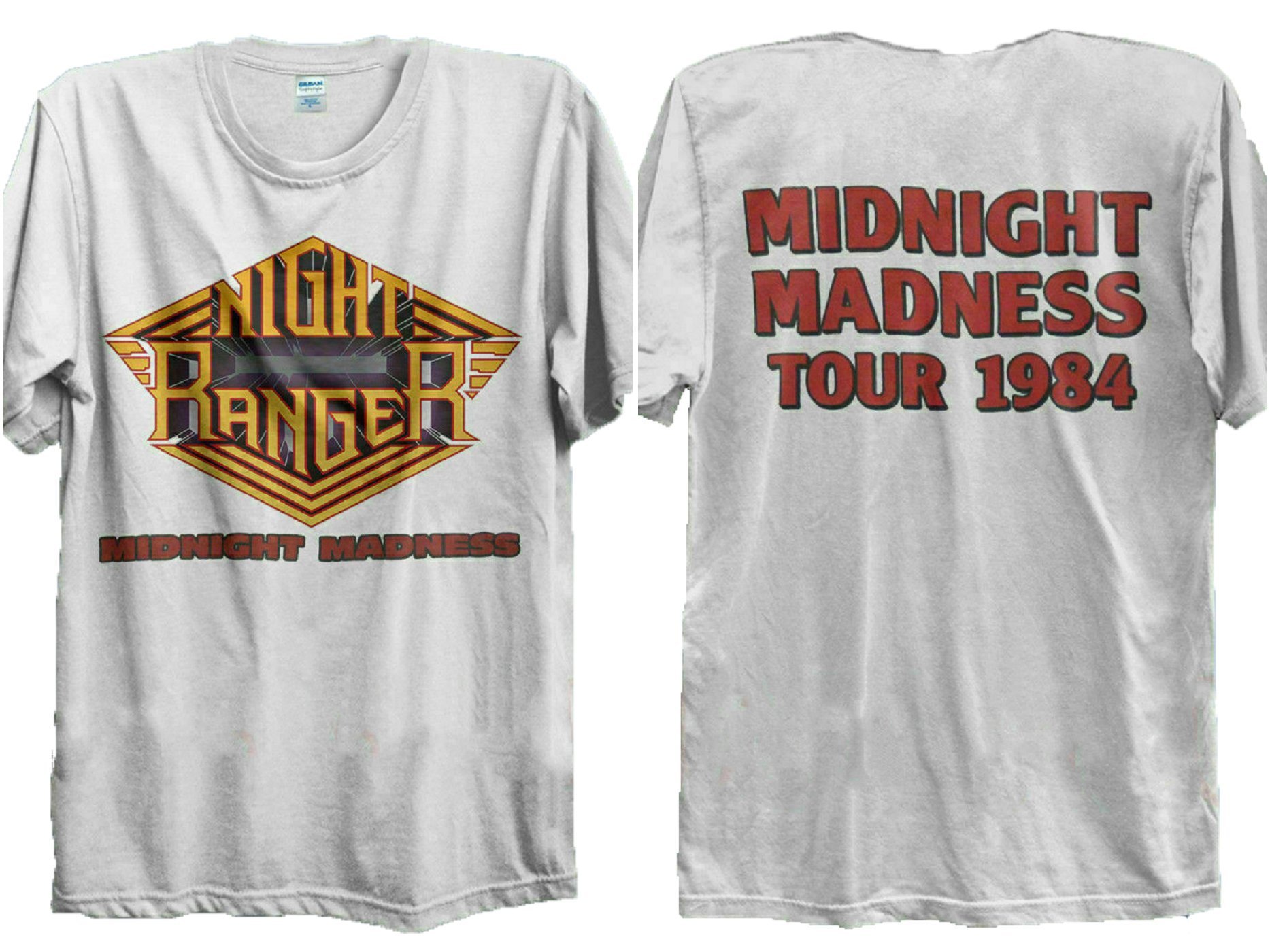 Night Ranger 1984 Tour Concert White T-Shirt