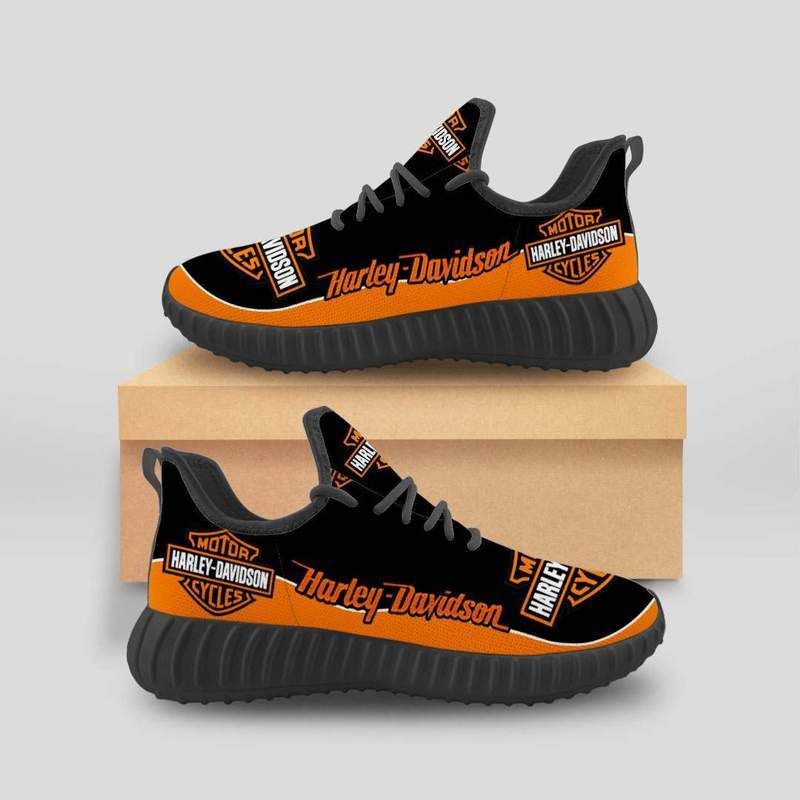 Harley Davidson Unisex Sneakers New Sneakers Motocycles 3 Custom Shoes Harley Davidson Yeezy Boost 3