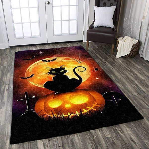 Cat Halloween Rug RCDD81F29079