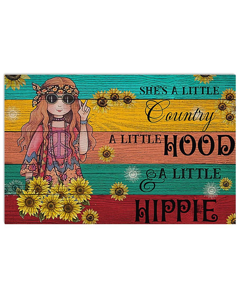 Redhead Girl – She’S A Little Country Horizontal Canvas And Poster | Wall Decor Visual Art