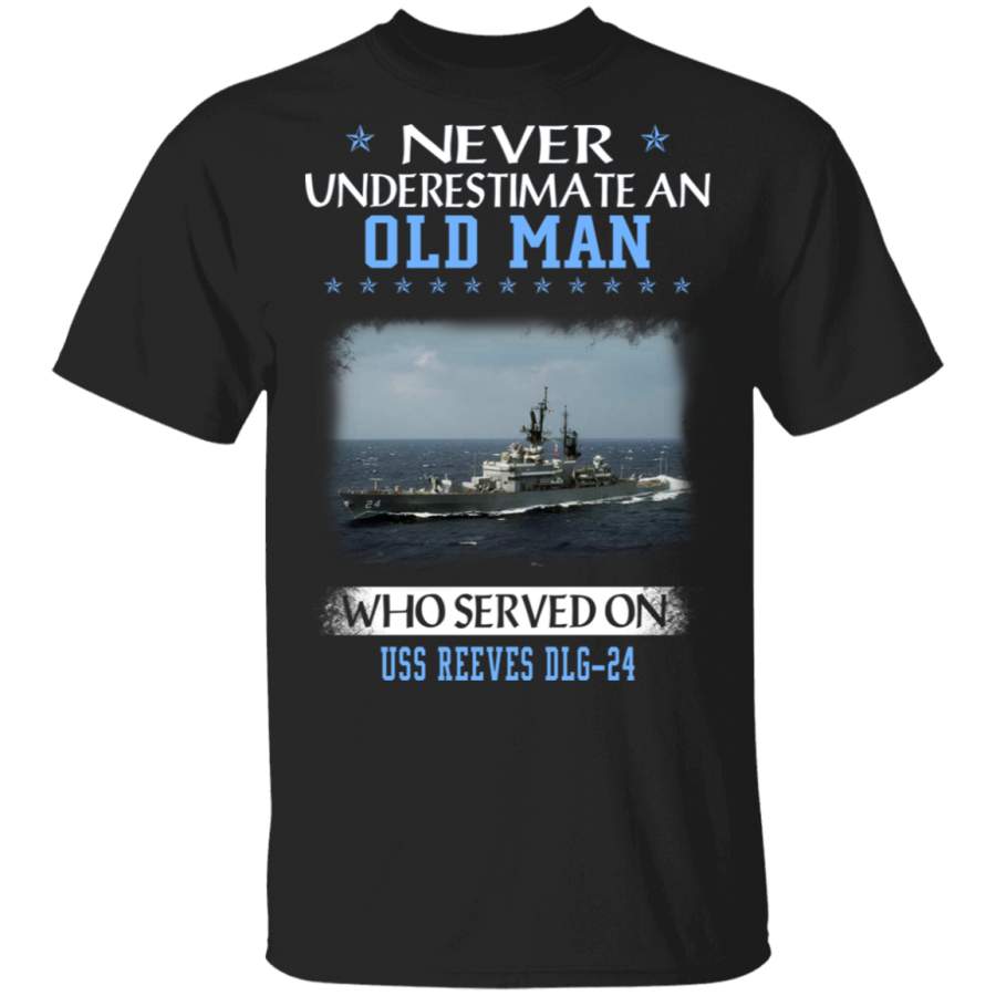 USS Reeves DLG-24 Veterans Day Christmas Gift T-Shirt