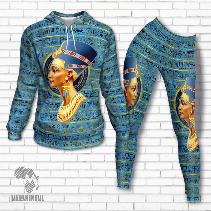 Queen Egypt All-over Hoodie And Legging Set