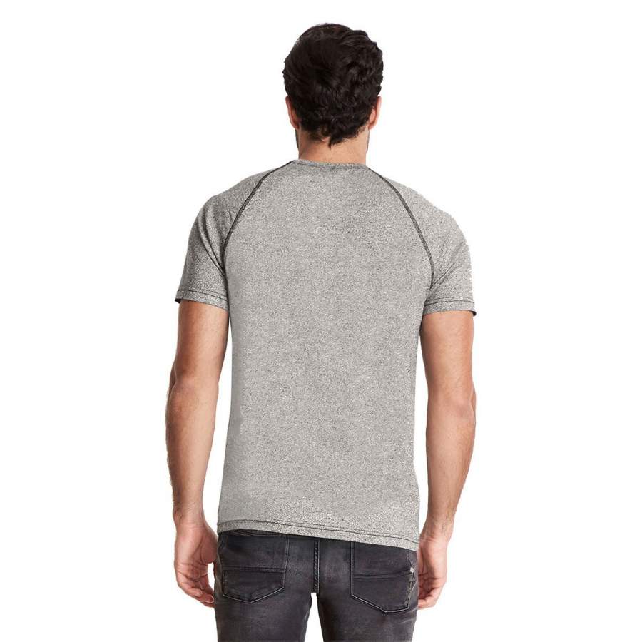 Download Next Level Men's Heather Grey Mock Twist Short-Sleeve ...