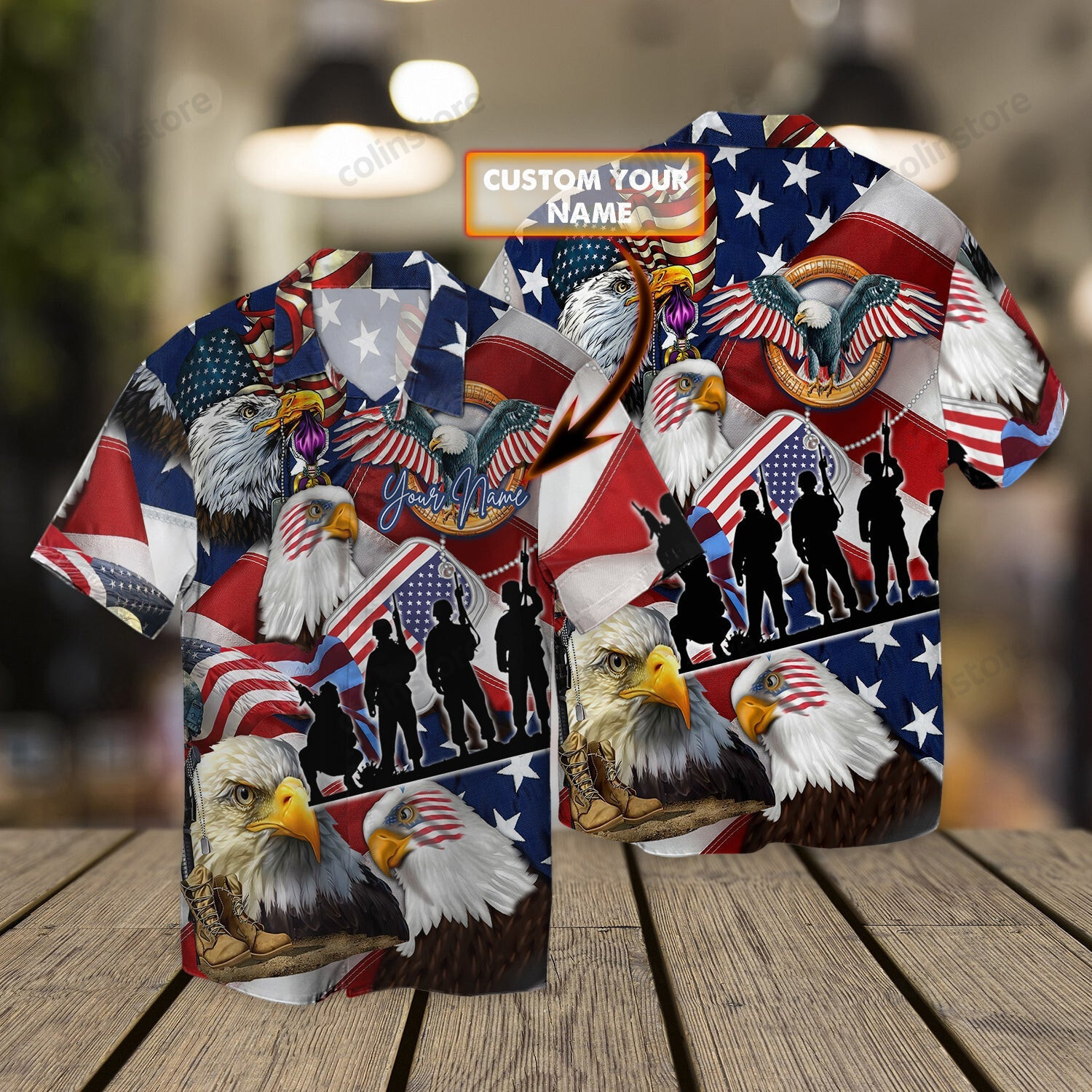 Custom Hawaii Shirt American Fuly 1 Ha37480