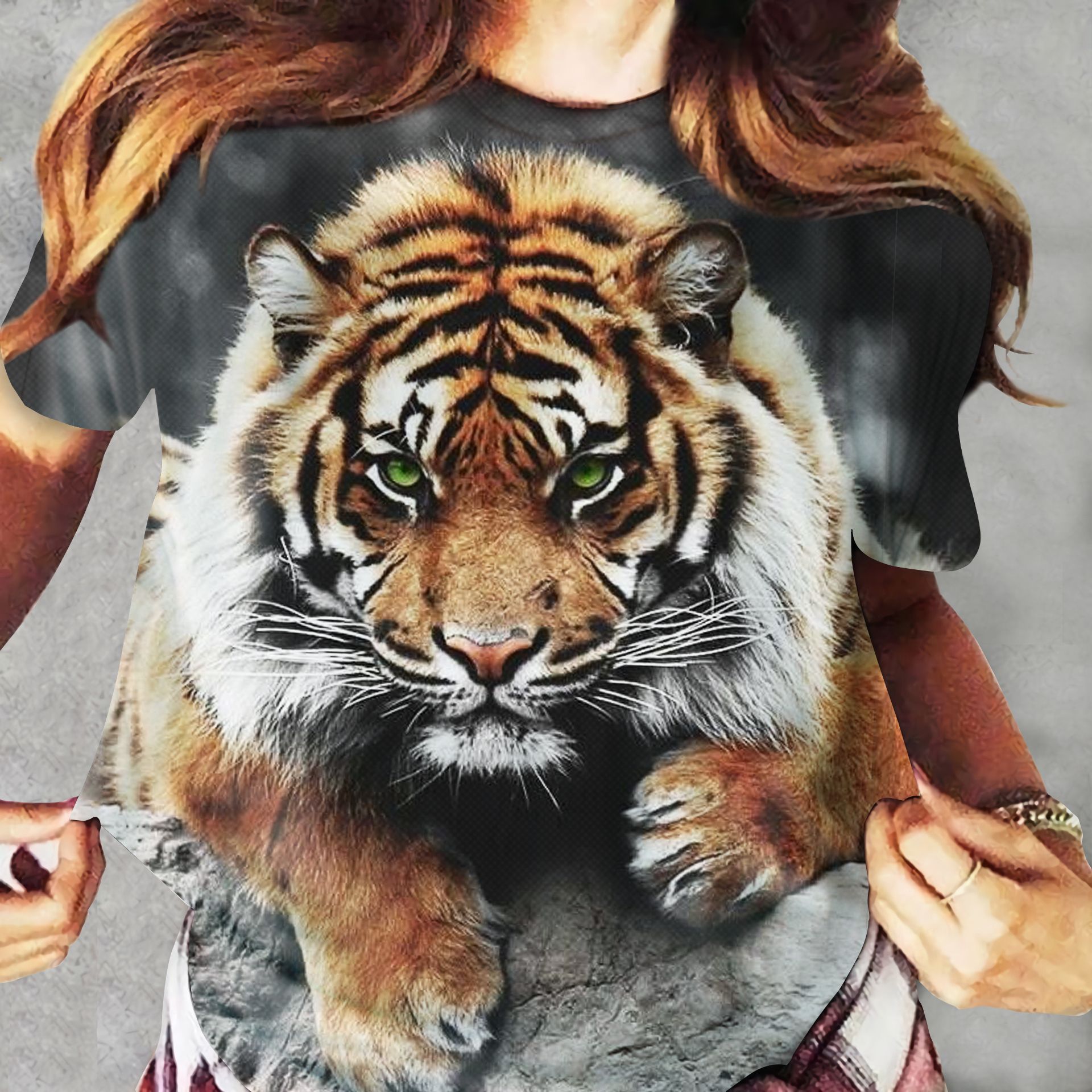 Tiger Ver01 Dadj150721Ltl Unisex 3D T-Shirt All Over Print