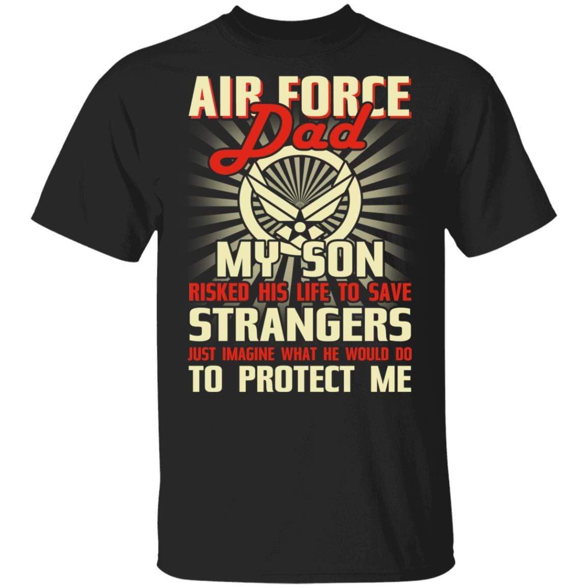 Air Force Dad T-Shirt On Front