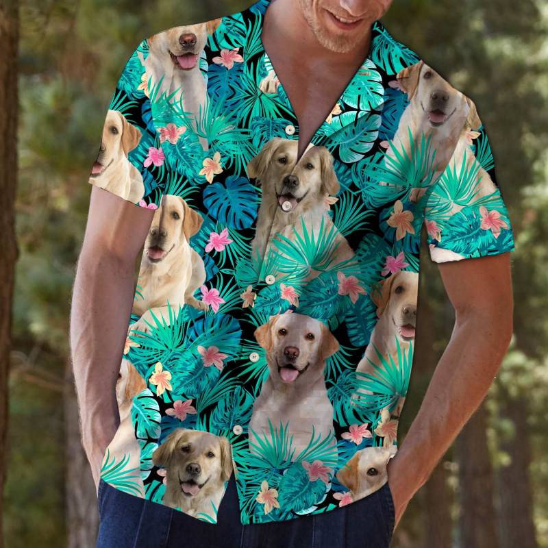 Artsyhomes Labrador Retriever Tropical Hawaiian Ha61545