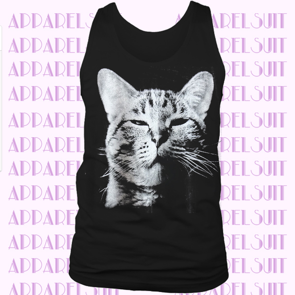 Cute Kitten Cat Hippie Grunge Tanktop