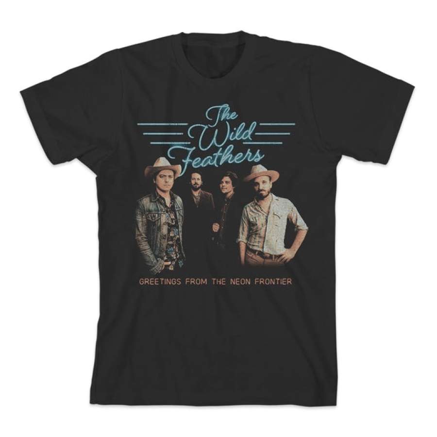 The Wild Feathers Neon Greeting T-Shirt