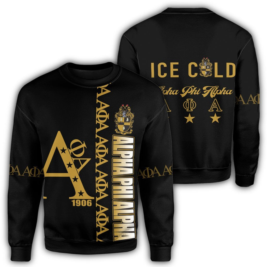 Fraternity Sweatshirt – Black Alpha Phi Alpha Sweatshirt