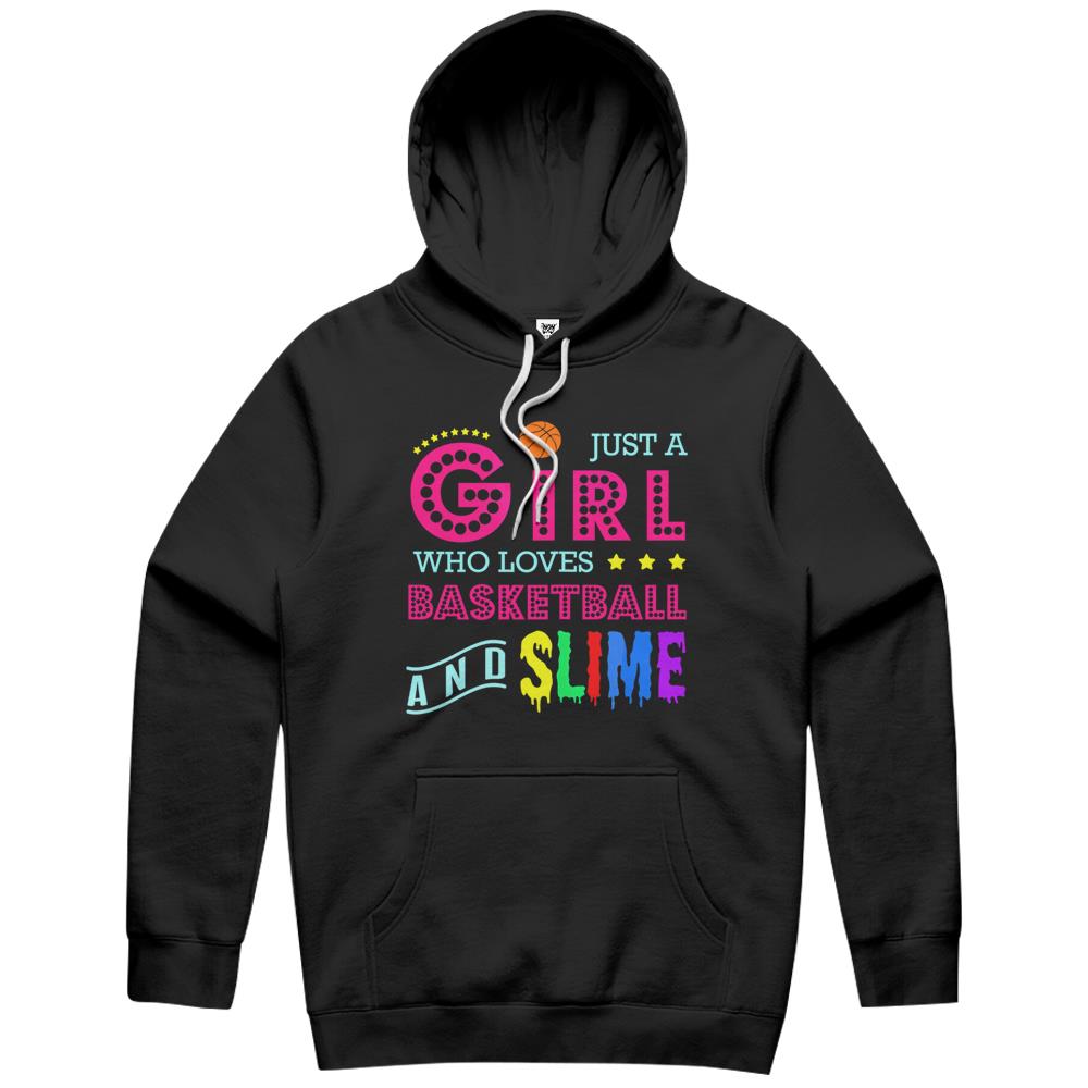 Basketball Hoodie – A Girl Who Loves Basketball And Slime Hoodie