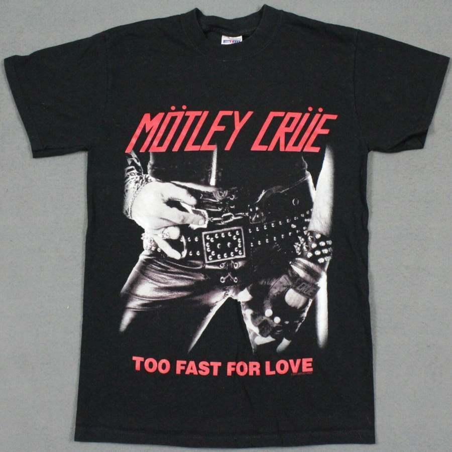 Motley Crue Too Fast For Love Vintage T-shirt – Slamandgo