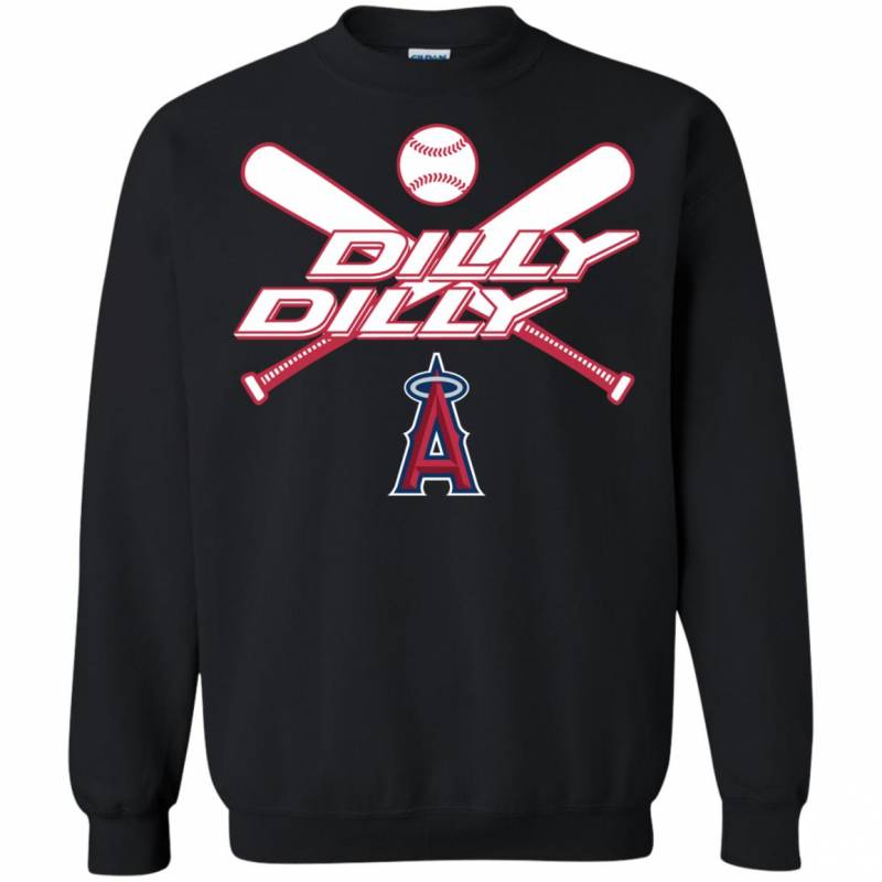 Dilly Dilly Los Angeles Angels Baseball T-shirts Long Sleeve Sweatshirts Hoodies