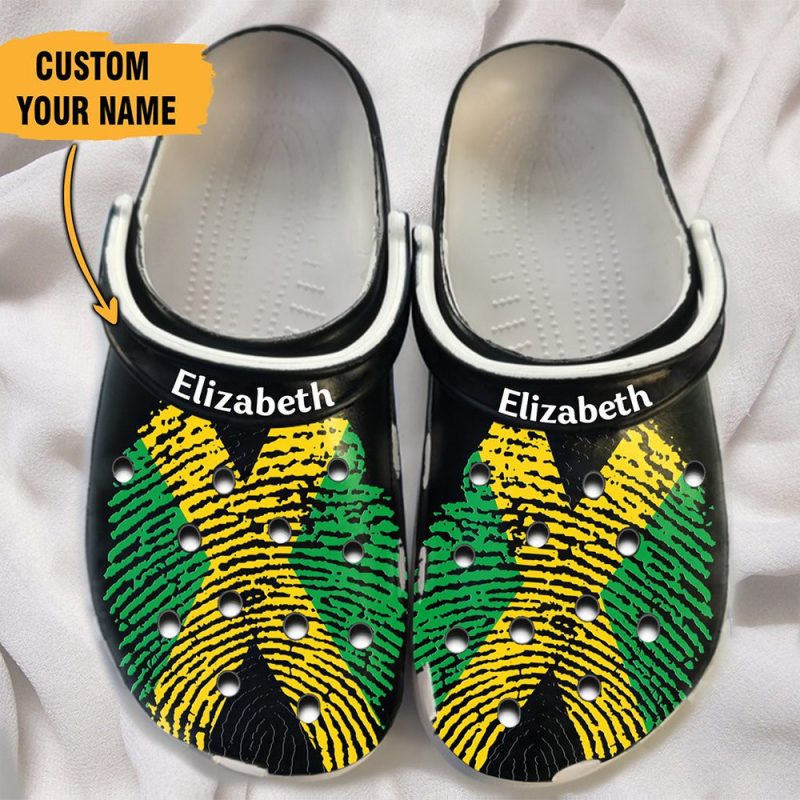 Dna Jamaica Flag Jamaica Gift For Fan Classic Water Rubber clog Shoes Comfy Footwear