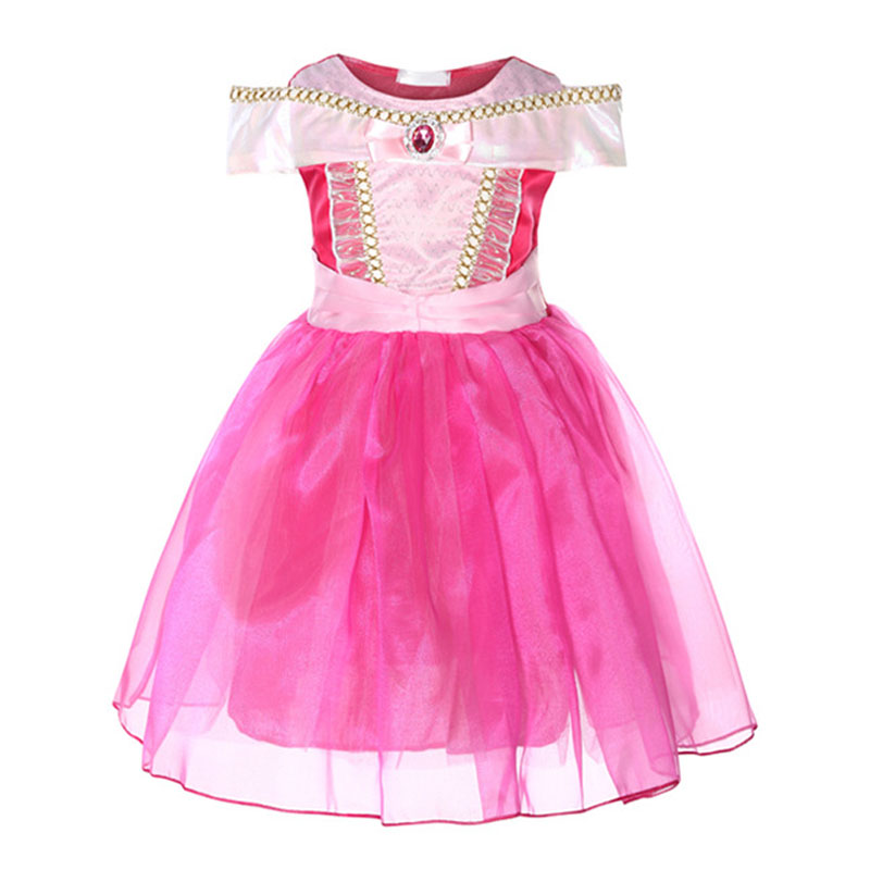 Baby Girls dress Princess Aurora Dresses Costume Girls Fairy Tale Cosply Performance clothes kids clothing Baby girls Tutu A alx