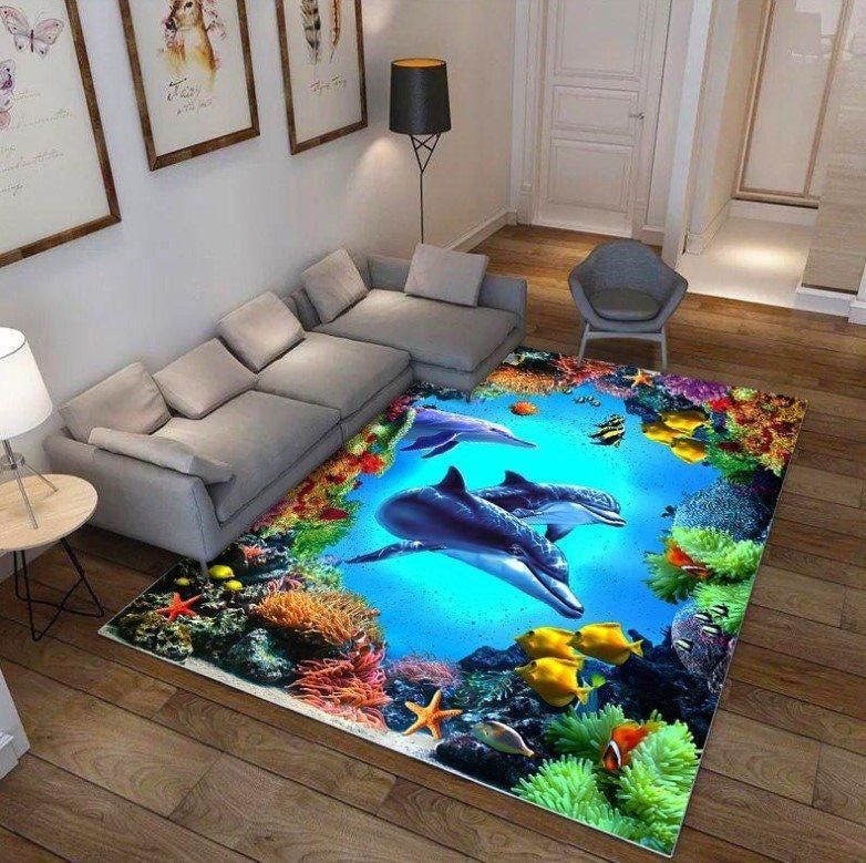 Dolphin Rug, Kitchen Runner Rugs